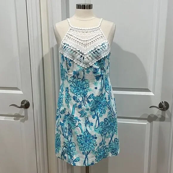 brown and white polka dot halter dress Jasmine Tie Mini Dress, in Chocolate Brown Polka Dot, Size: Medium | Show Me Your Mumu